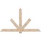 Ekena Millwork Kennewick Smooth Timber Gable Bracket, Douglas Fir, 84"W x 49"H x 1 1/2"D x 5 1/2"F, 14/12 Pitch GBW084X49X0206KEN00SDF - alternate 1